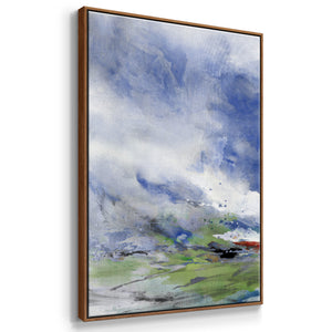 Spring Air I - Framed Premium Gallery Wrapped Canvas L Frame - Ready to Hang