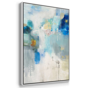 Celeste Motion I - Framed Premium Gallery Wrapped Canvas L Frame - Ready to Hang