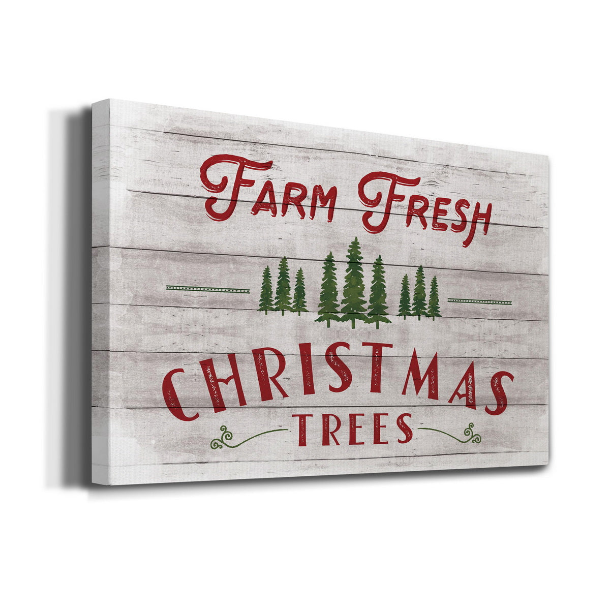 Farm Fresh Christmas Trees - Premium Gallery Wrapped Canvas  - Ready to Hang