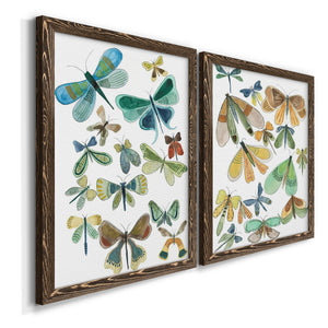 Wings Galore I - Premium Framed Canvas 2 Piece Set - Ready to Hang