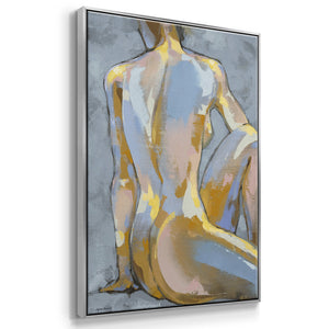 Grey Maiden II - Framed Premium Gallery Wrapped Canvas L Frame - Ready to Hang