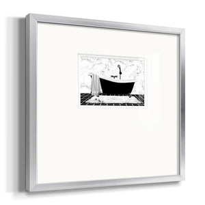Modern Bath I Premium Framed Print Double Matboard