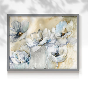 41787,artwork,flowers,floral,painting,modern,decor,home,interior,white,blue,delicate,blossoms,design,nature,still life,aesthetic,elegant,beauty,frame,neutral,soft tones,decor piece,wall art,creativity,inspiration,harmony,fresh,visual,texture,light,contemporary,arrangement,botanical,vivid,outdoors,tranquility,color palette,visual composition,Re-stickable,Plants & Flowers