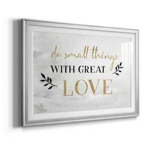 Small Things Gold - Modern Framed Art Print
