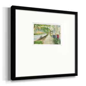 Sunny Side of the Street Premium Framed Print Double Matboard