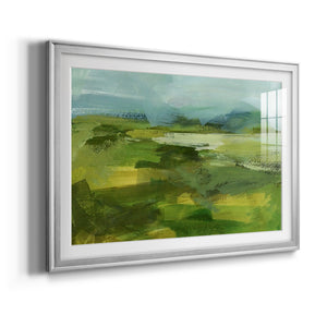 Emerald View IV - Modern Framed Art Print