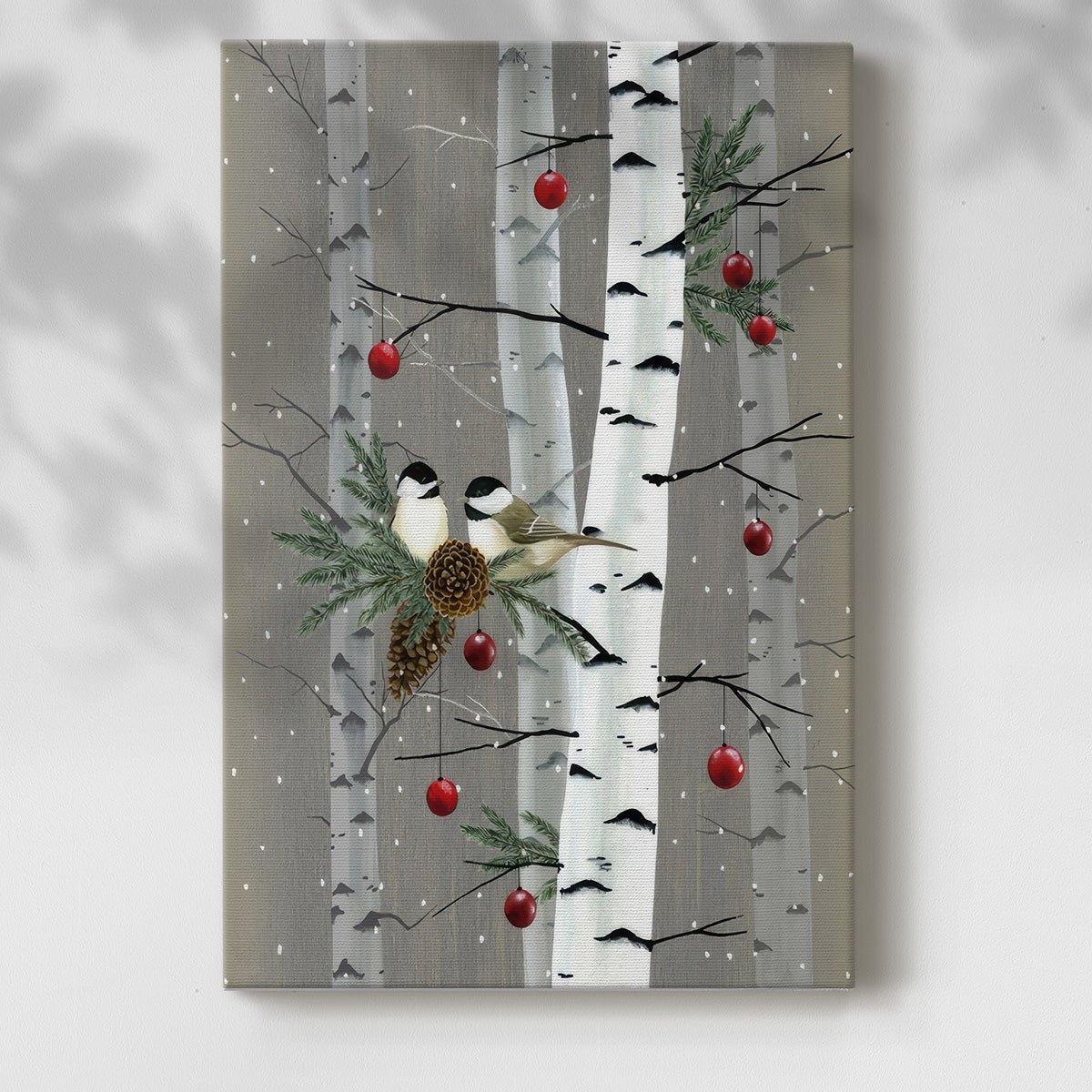 Birch Birds II - Gallery Wrapped Canvas