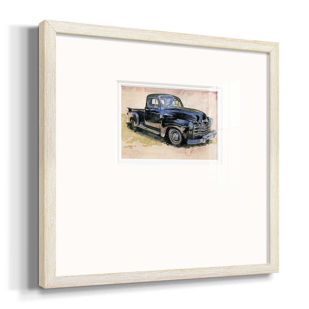 Antique Pickup II Premium Framed Print Double Matboard