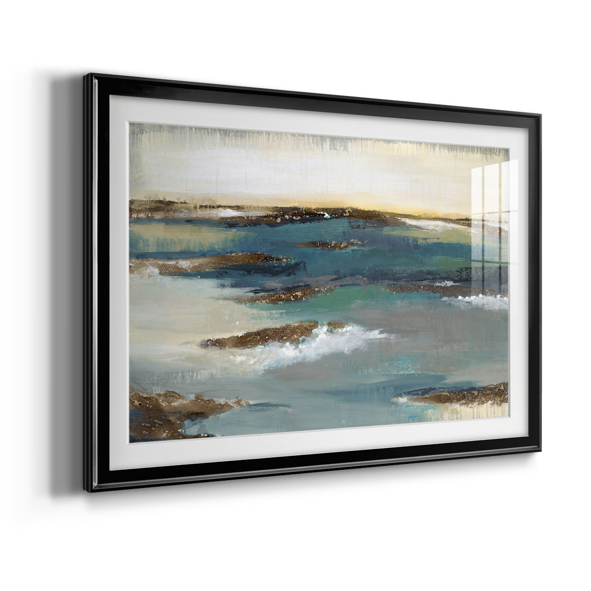 Coastal Bluffs Premium Framed Print - Ready to Hang