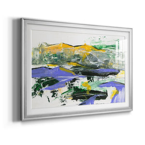 Silent Mountain III - Modern Framed Art Print