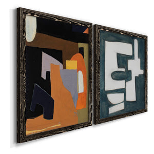 The Olive Press Rooom - Barnwood Framed Canvas Set