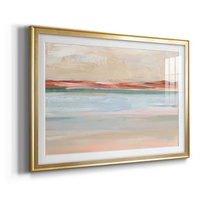 Sienna Horizon II - Modern Framed Art Print