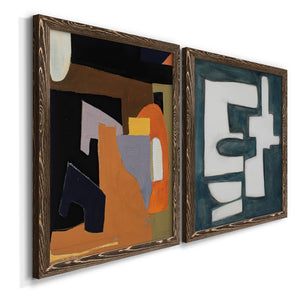 The Olive Press Rooom - Barnwood Framed Canvas Set