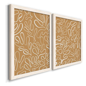 Matisse Pieces I - Barnwood Framed Canvas Set