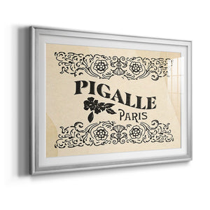 Antique French Label III Premium Framed Print - Ready to Hang