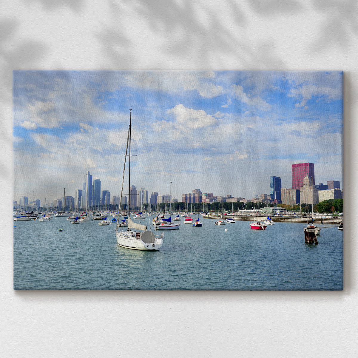 Chicago Harbor   - Gallery Wrapped Canvas
