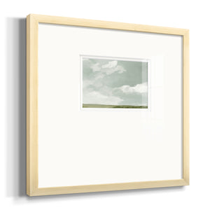 Gray Stone Sky II Premium Framed Print Double Matboard