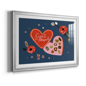 Happy Galentine II - Modern Framed Art Print