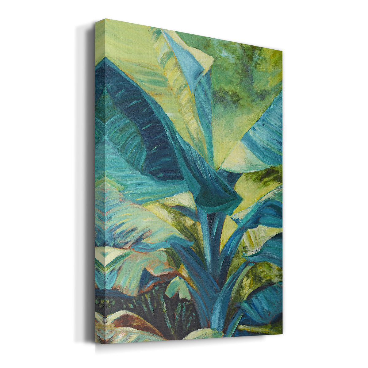 Green Banana Duo I Premium Gallery Wrapped Canvas - Ready to Hang
