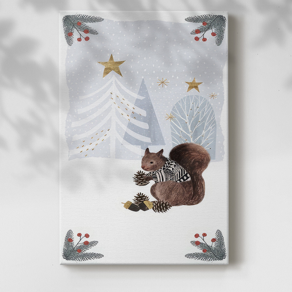 Cozy Christmas Collection B - Gallery Wrapped Canvas