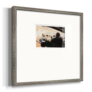 Late Night Queue Premium Framed Print Double Matboard