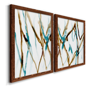 Runnel XVII - Barnwood Framed Canvas Set