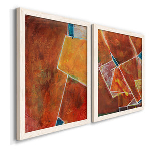 Primary Connection I - Barnwood Framed Canvas Set