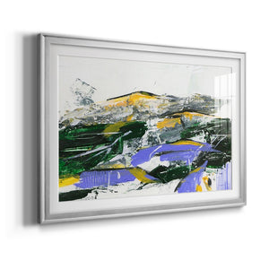 Silent Mountain II - Modern Framed Art Print