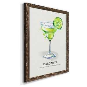 Margarita - Premium Canvas Framed in Barnwood - Ready to Hang