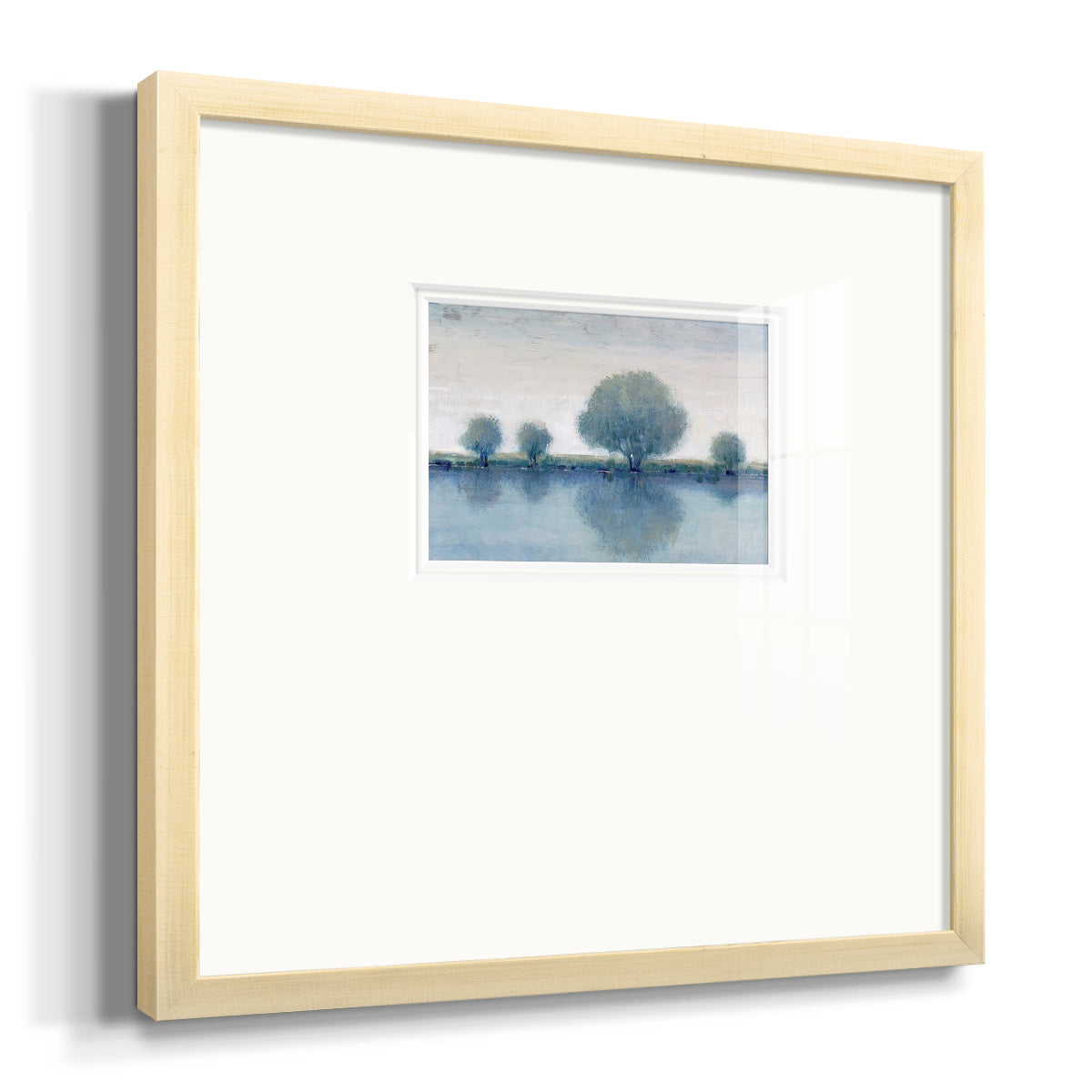 Afternoon Reflection II Premium Framed Print Double Matboard