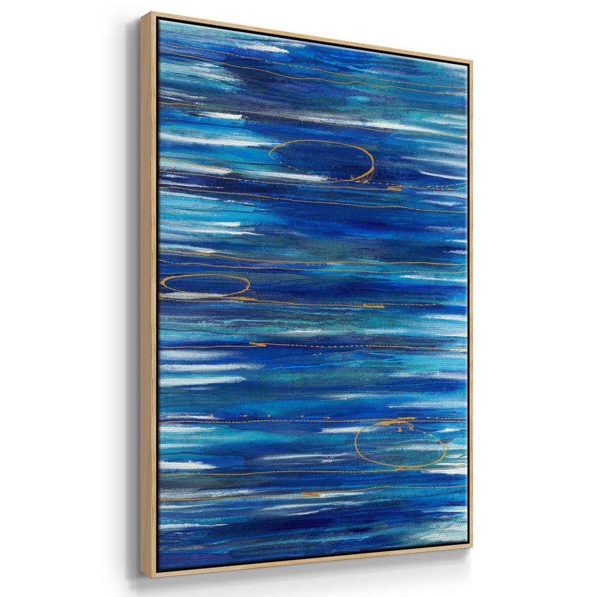 Waterworld - Framed Premium Gallery Wrapped Canvas L Frame - Ready to Hang