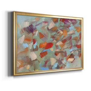 Confetti Party - Modern Framed Canvas Print