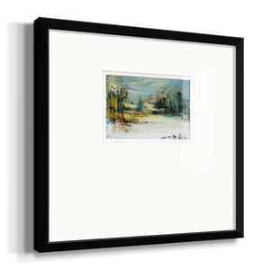 Wintery Horizon II Premium Framed Print Double Matboard