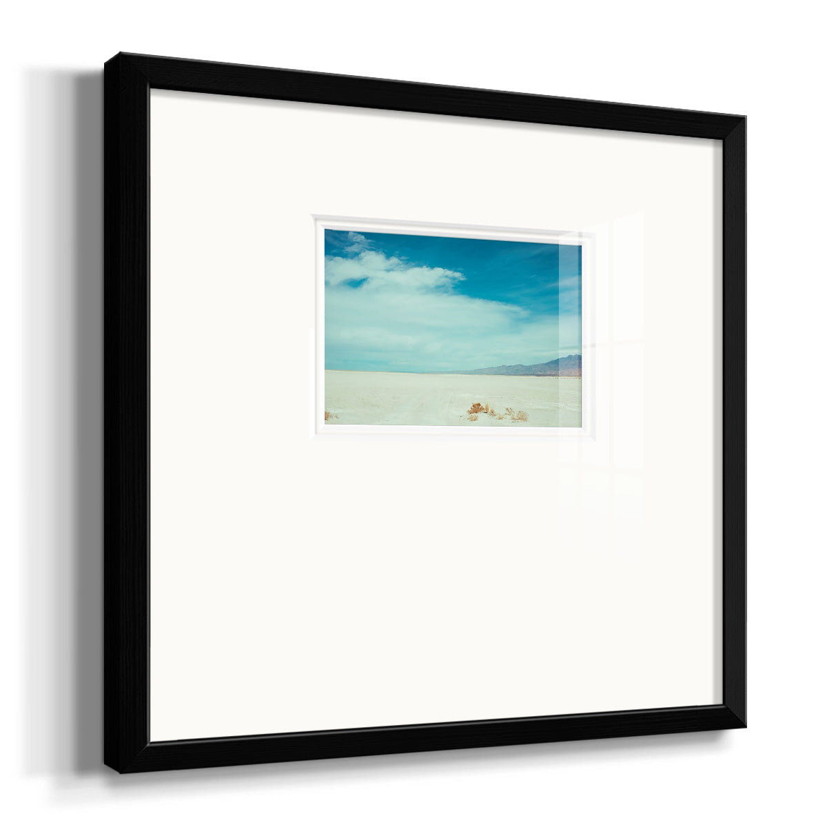 Salt Flat Walk I Premium Framed Print Double Matboard