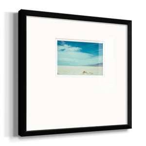 Salt Flat Walk I Premium Framed Print Double Matboard