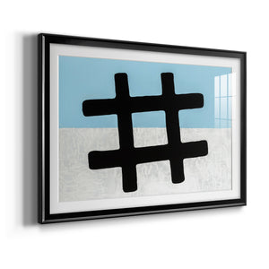 Hashtag - Modern Framed Art Print