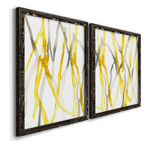 Runnel XIX - Barnwood Framed Canvas Set