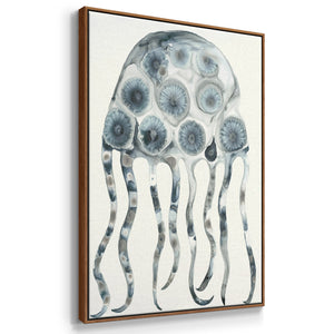 Silver Jelly - Framed Premium Gallery Wrapped Canvas L Frame - Ready to Hang