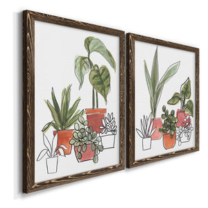 Home Grown I - Premium Framed Canvas 2 Piece Set - Ready to Hang