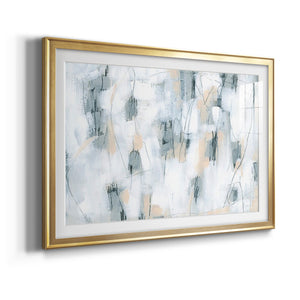 Stone Hatchmarks II - Modern Framed Art Print