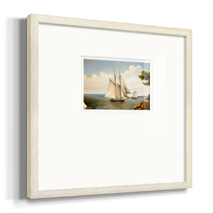 Little Sail Premium Framed Print Double Matboard