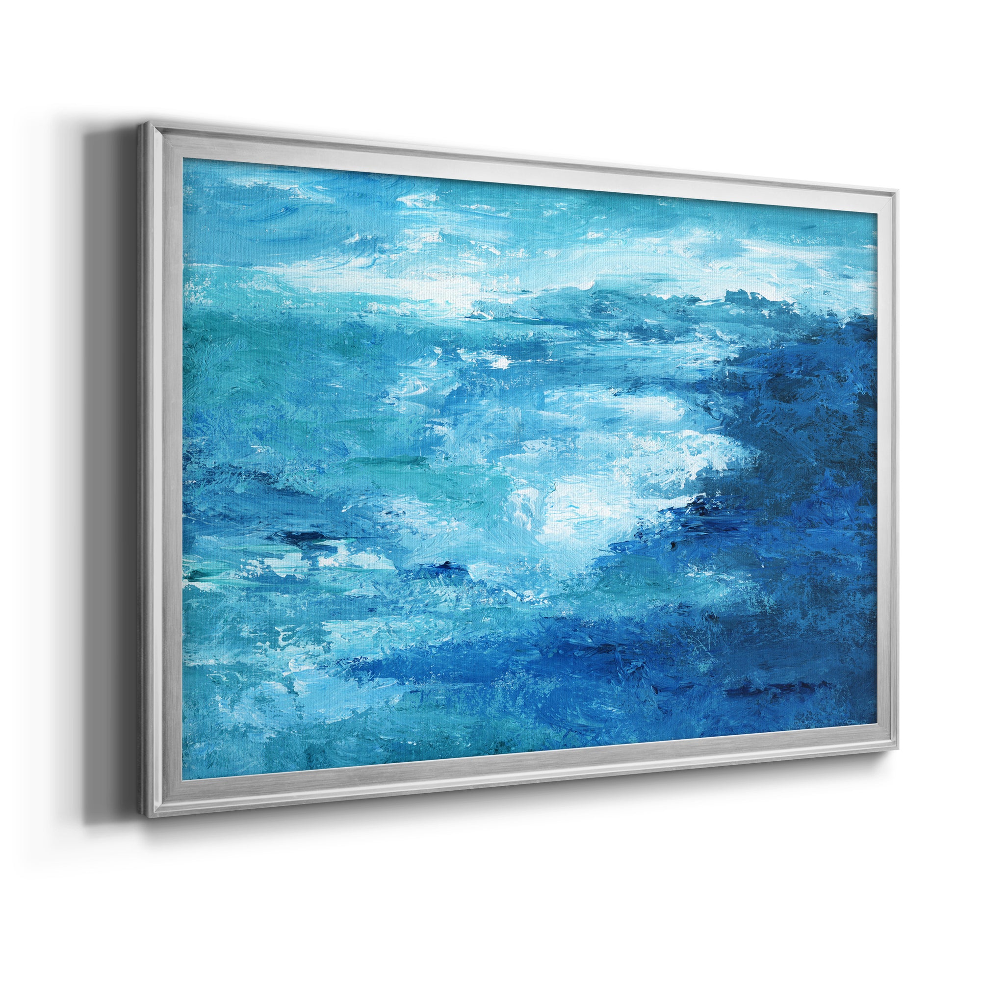 Crashing Waves II Premium Classic Framed Canvas - Ready to Hang