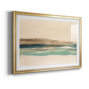 Layered Horizon I - Modern Framed Art Print