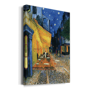 CafÃ© Terrace at Night - Canvas Art Print