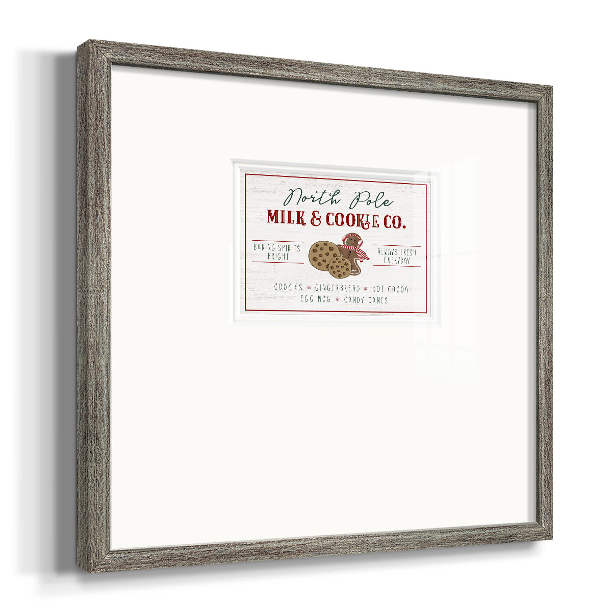 Milk and Cookie Co Premium Framed Print Double Matboard