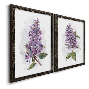 Awash in Lilac I - Premium Framed Canvas 2 Piece Set - Ready to Hang