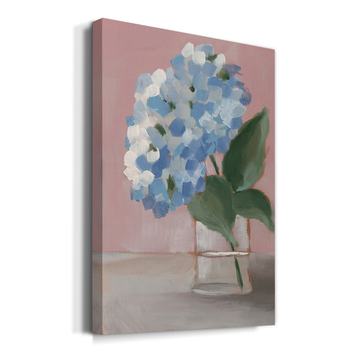 Single Hydrangea I Premium Gallery Wrapped Canvas - Ready to Hang