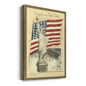 Proud To Be An American I Premium Gallery Wrapped Canvas - Ready to Hang