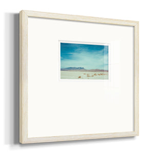 Salt Flat Walk II Premium Framed Print Double Matboard