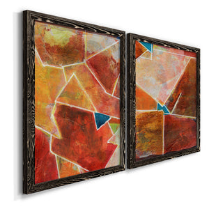 Primary Connection VII - Barnwood Framed Canvas Set